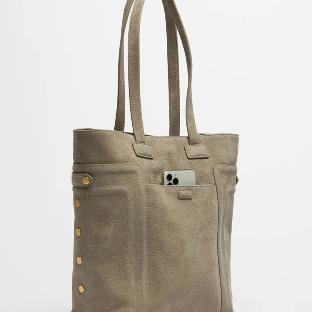 Beautiful Suede Leather Tote Bag - Picture 4 of 4